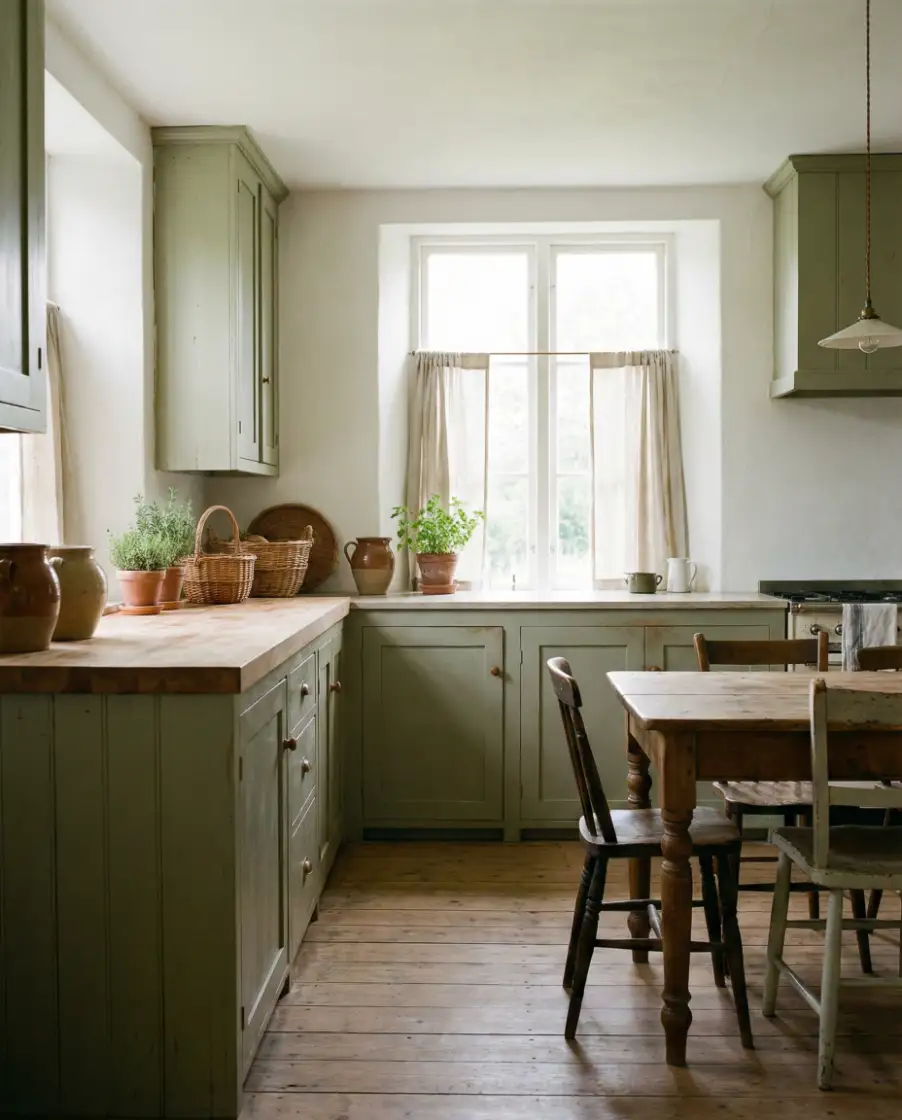Green Paint Colors with Farmhouse Ease 1