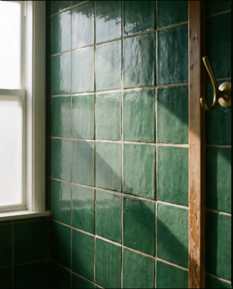 Green Tile Statement Walls 2