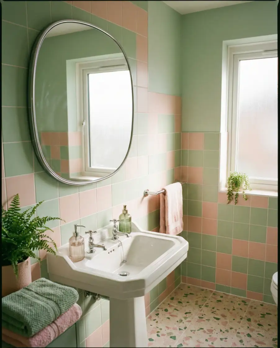 Green and Pink Retro Revival 1