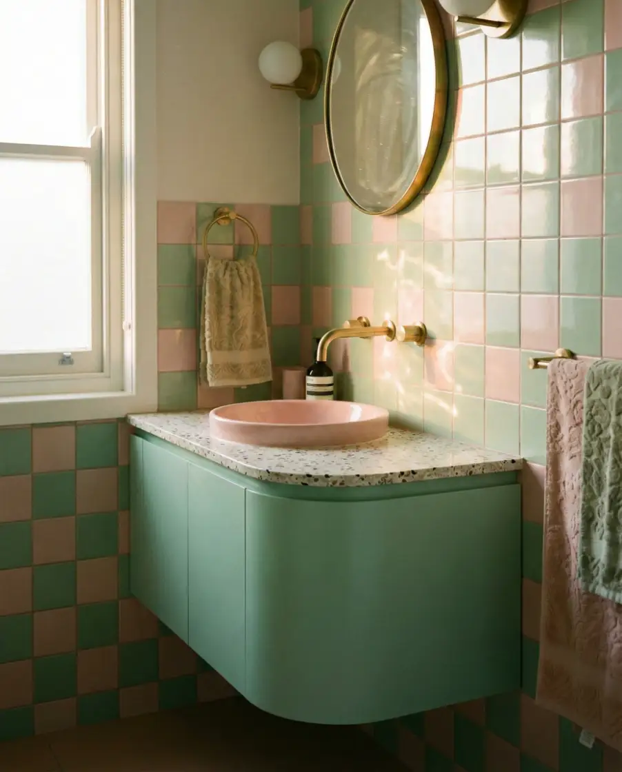 Green and Pink Retro Revival 2