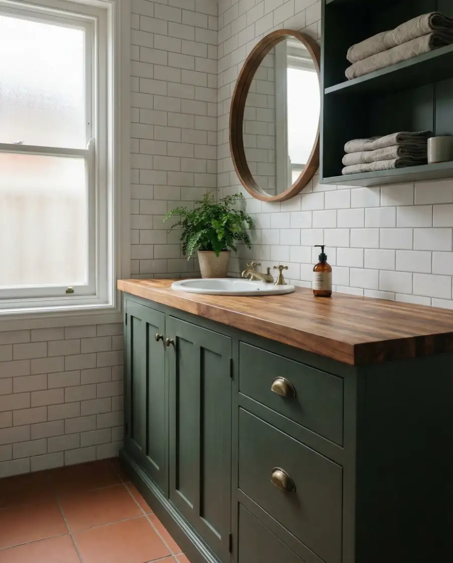 Green with Brown and White Balance 2