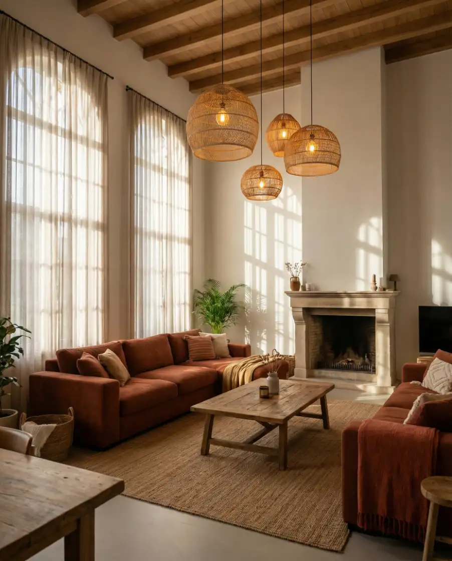 High Ceiling Fixtures That Feel Cozy 2