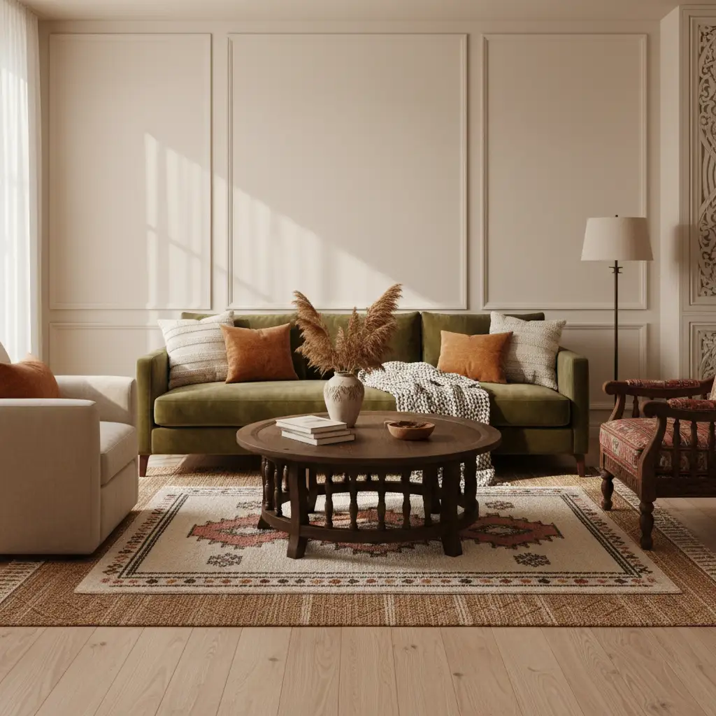 Indian-Inspired Color and Pattern Balance 1