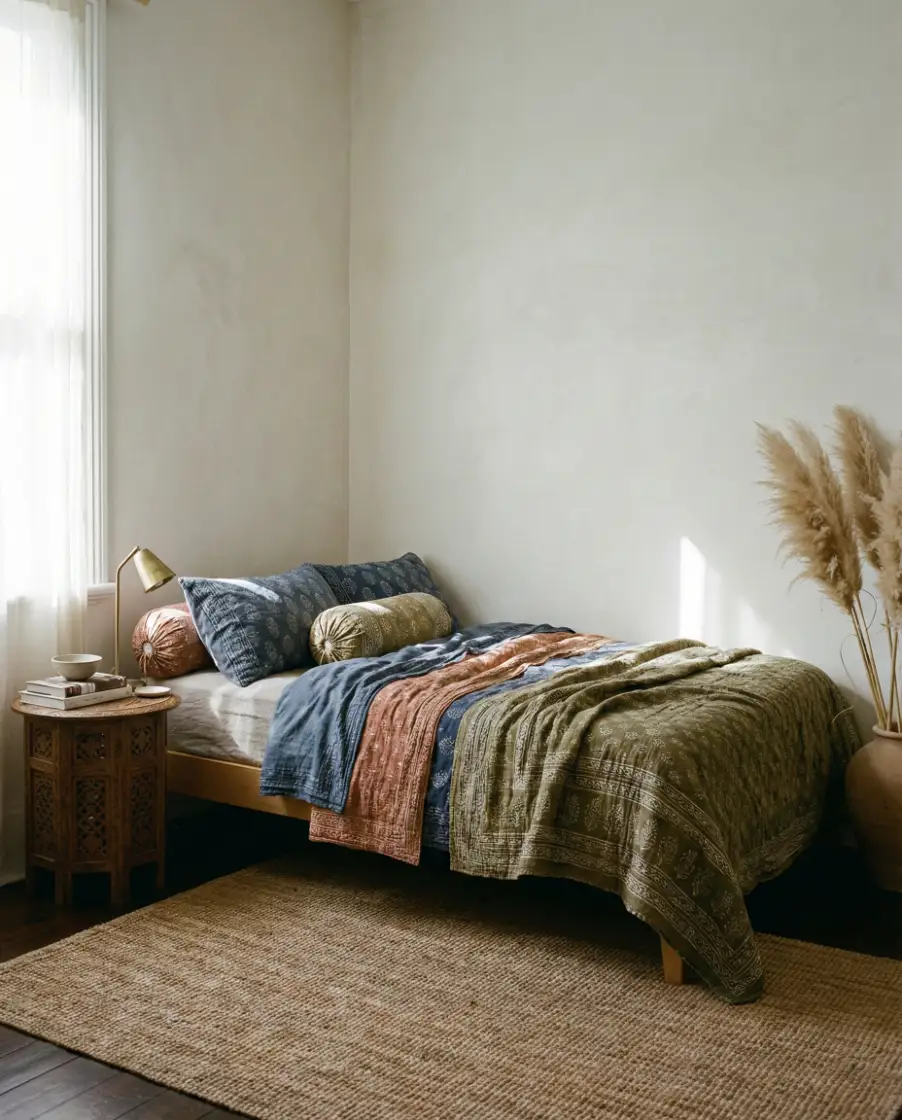 Indian-Inspired Serene Bedroom 2