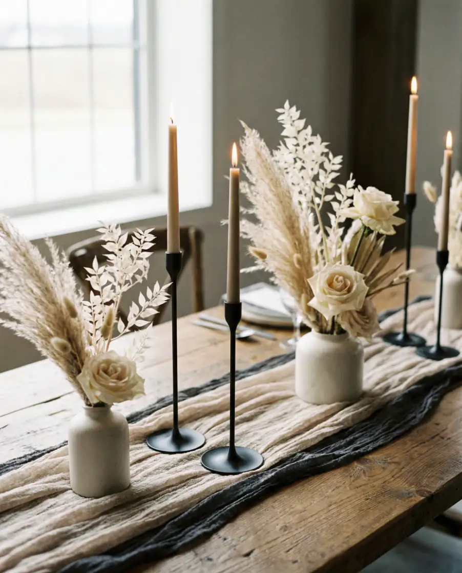 Indoor Elegant Black-and-Neutral Palette 2