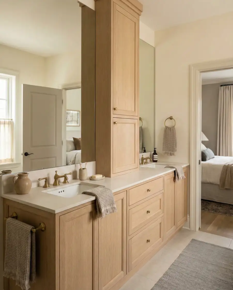 Jack and Jill Bathroom with Balance 1