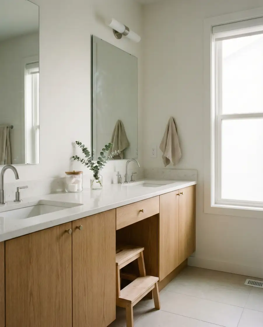 Jack and Jill Bathroom with Balance 2