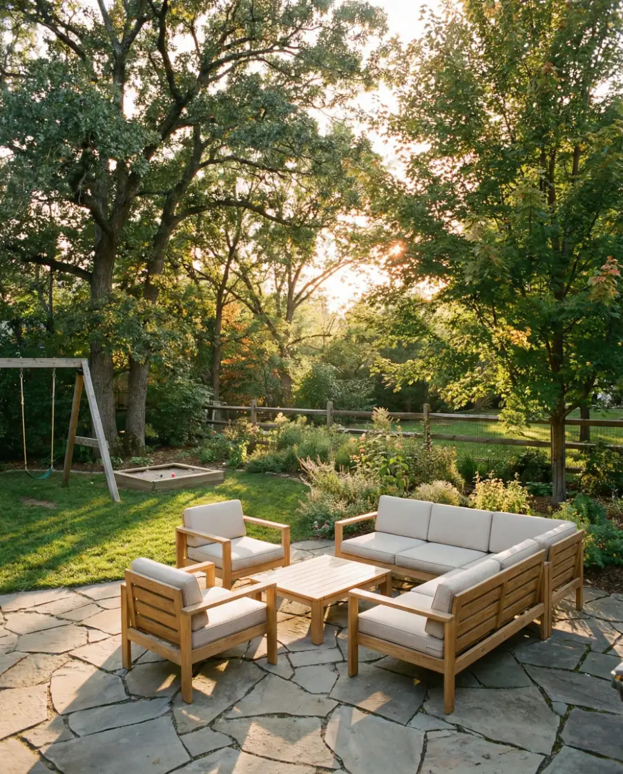 Kids-Friendly Cozy Backyard 2