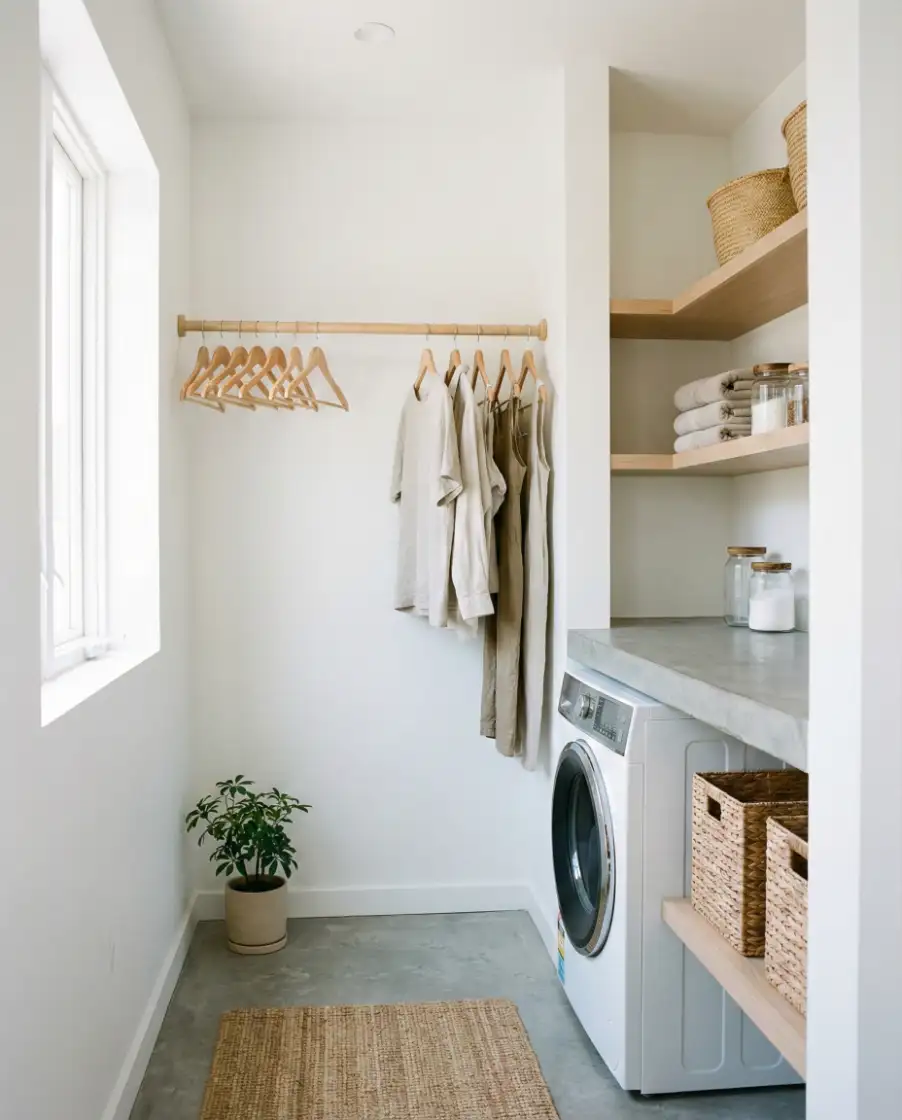 Laundry Rooms With Cabinets That Go to the Ceiling 1