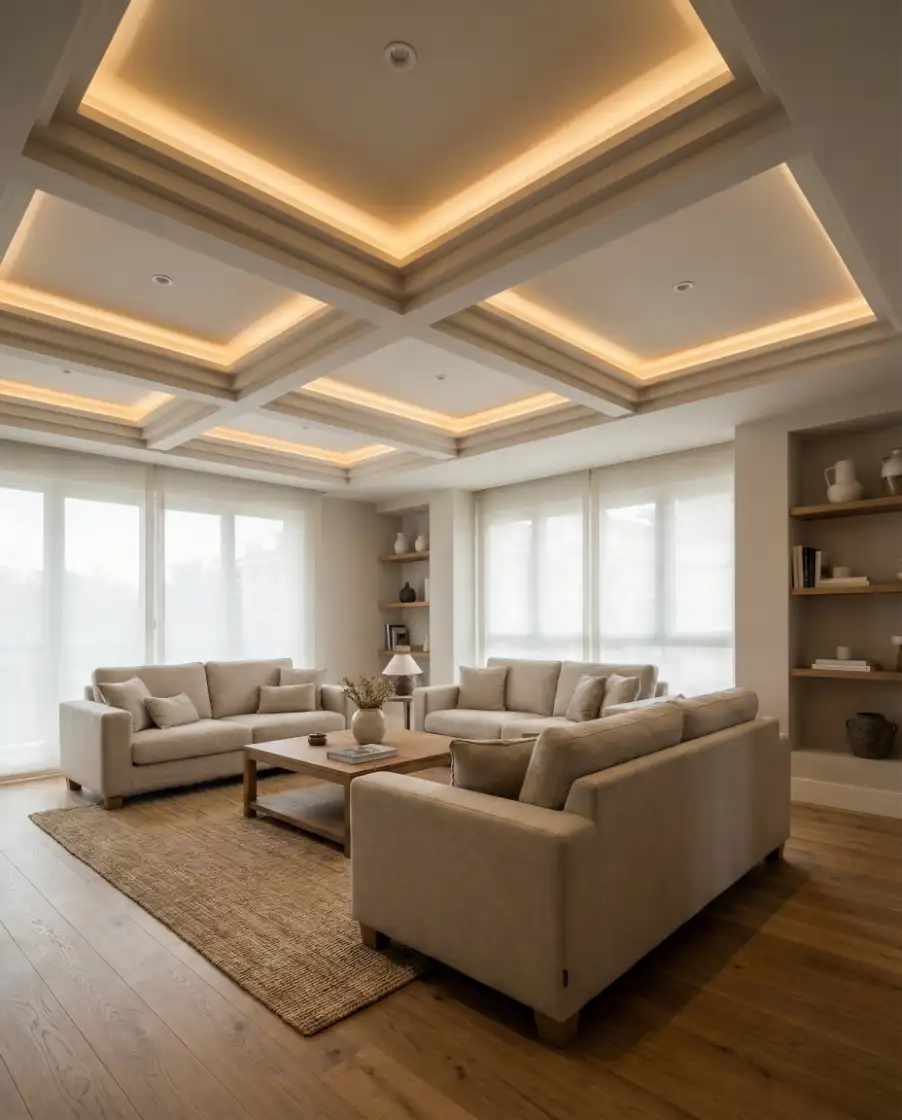 Layered Ceiling Lighting for Everyday Comfort 1