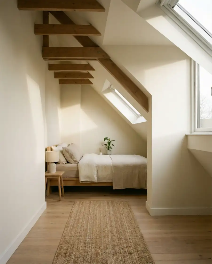 Long Narrow Attic with Minimal Style 1