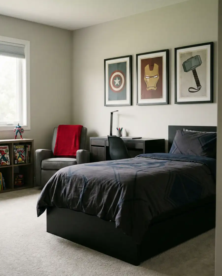 Marvel-Inspired Tween Room 2