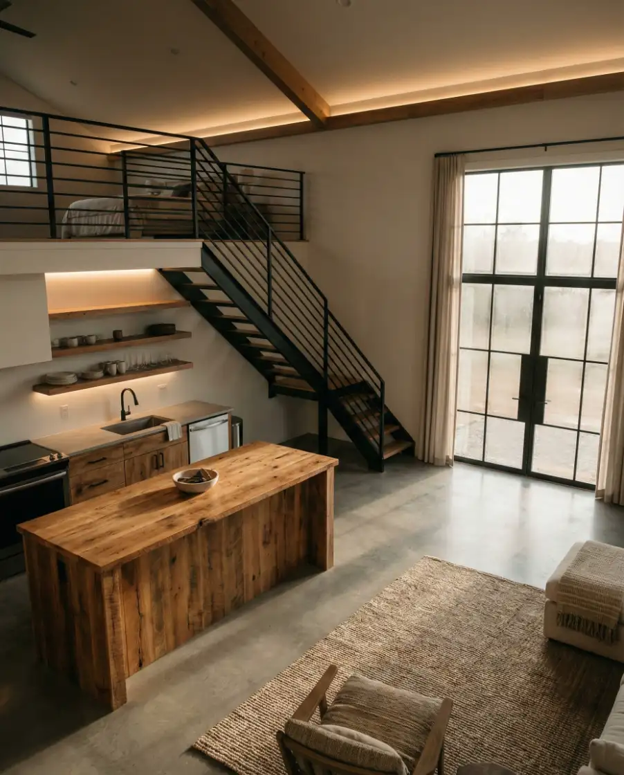 Modern Black Barndominium with Clean Lines 2