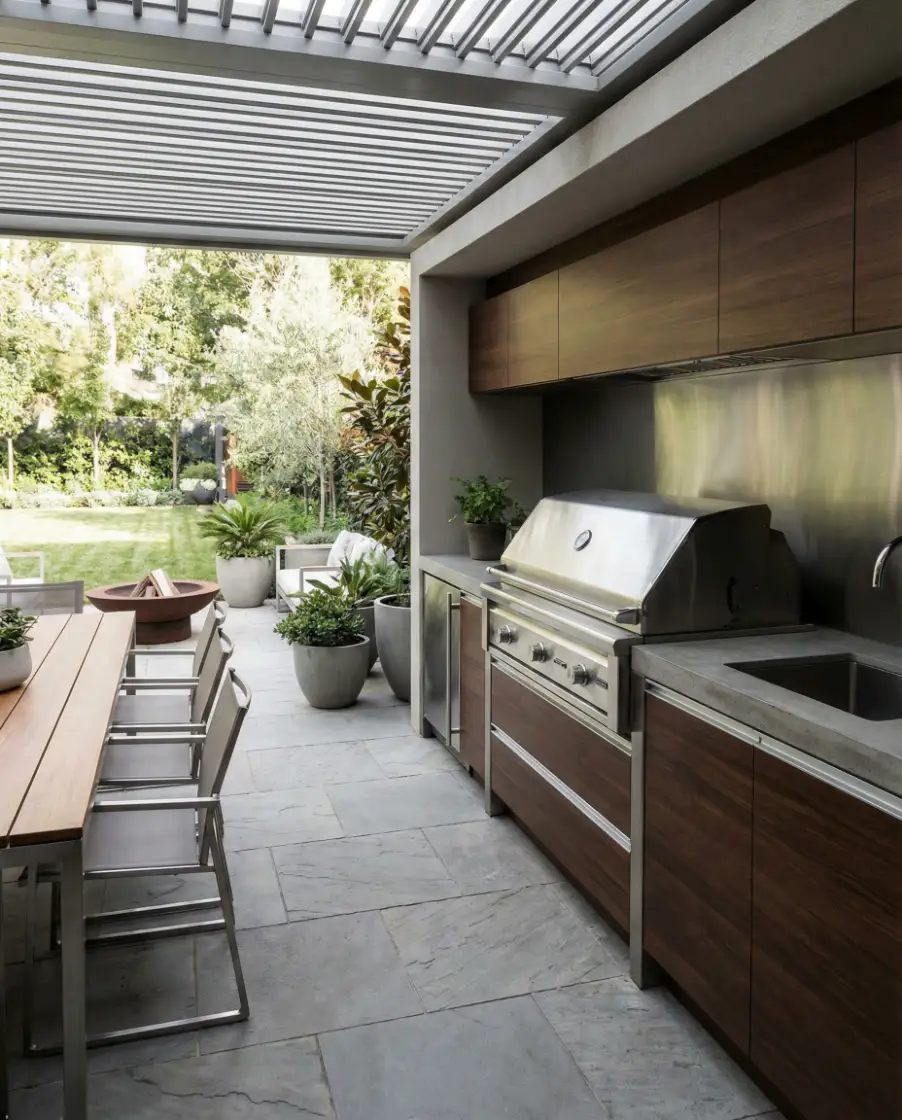 Modern Outdoor Kitchens for Entertaining 2