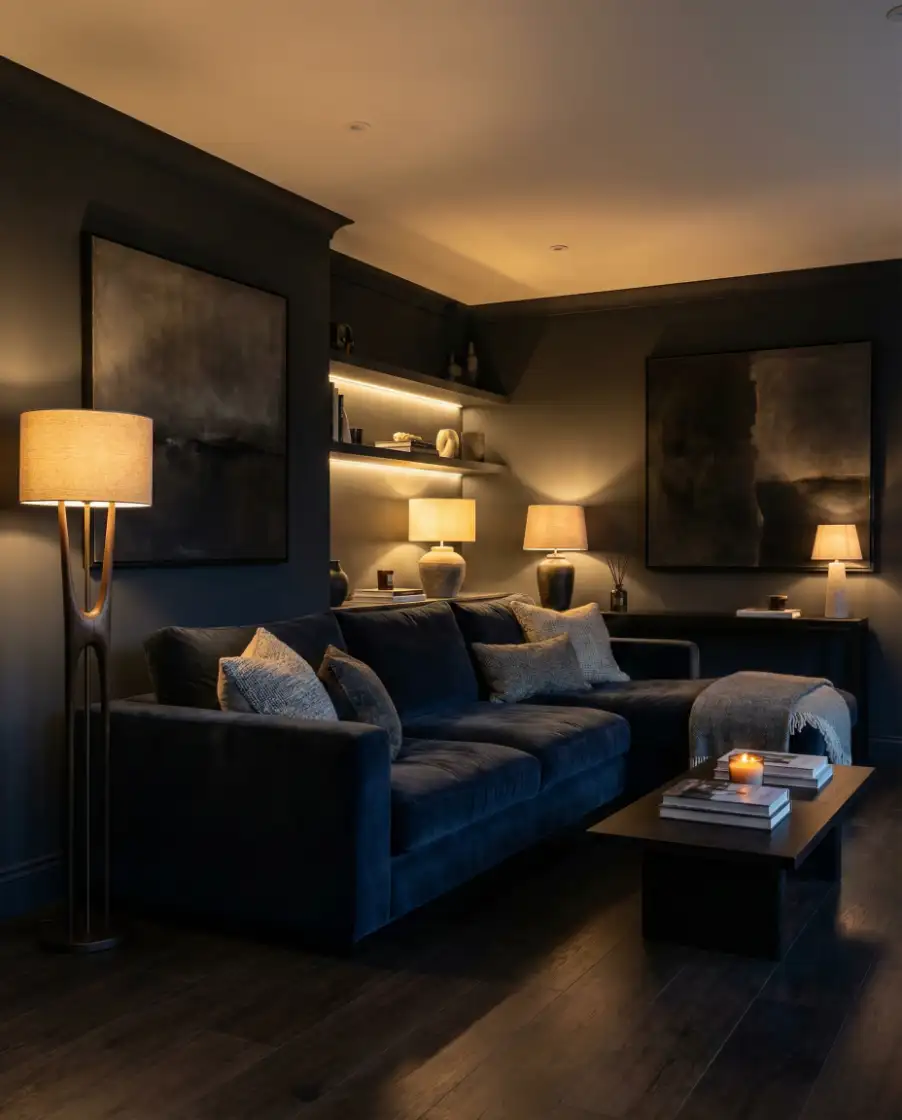 Moody Contemporary with Layered Lighting 2