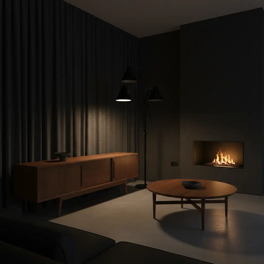Moody Tones With Classic Mid Century Shapes 2