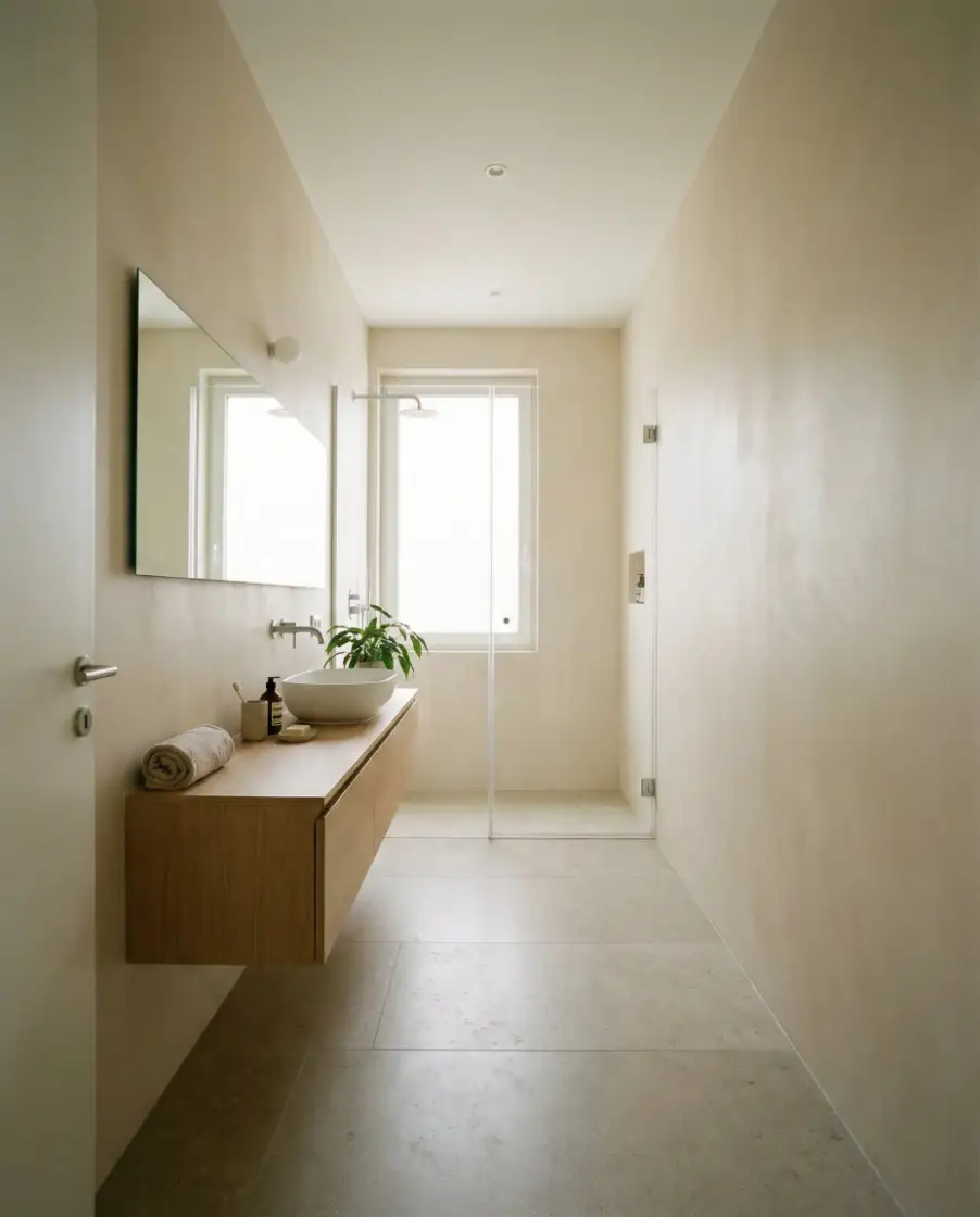 Narrow Bathroom with Smart Flow 1