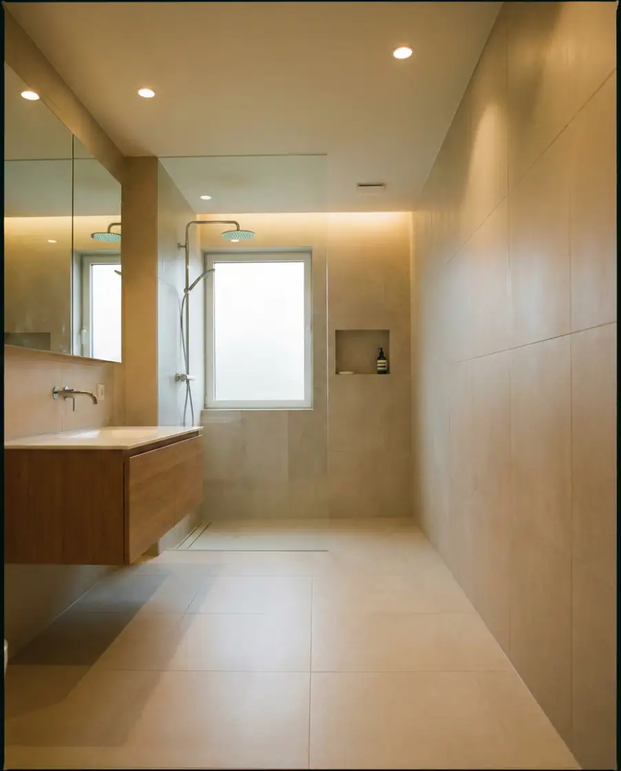 Narrow Bathroom with Smart Flow 2