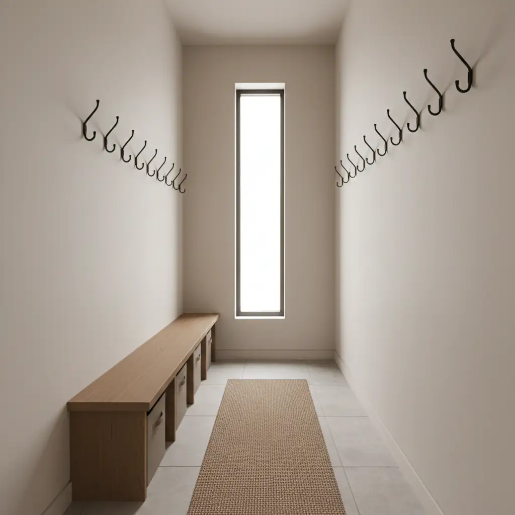 Narrow Mudroom That Still Works Hard 1