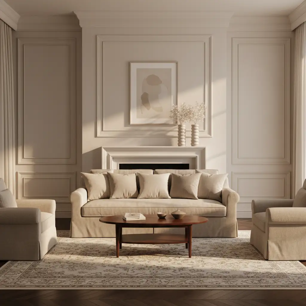 Neo Classic Elegance in Neutral Tones 1