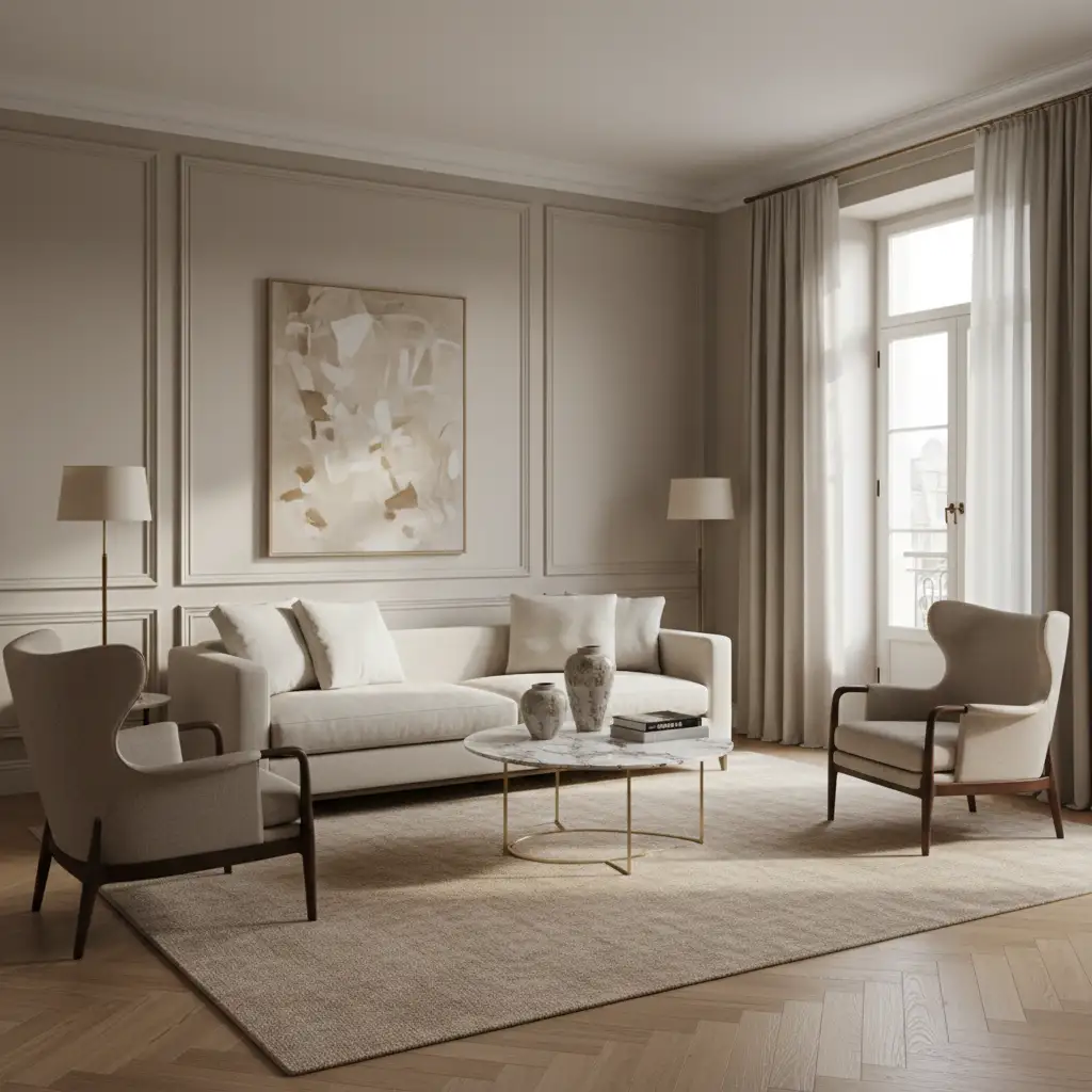 Neo Classic Elegance in Neutral Tones 2