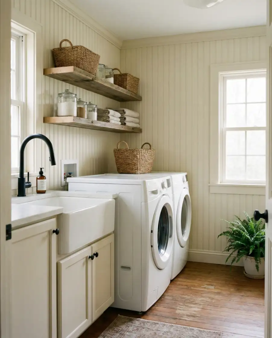 Open Shelves Instead of Upper Cabinets 2
