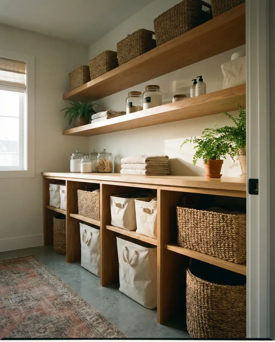 Open Shelves Styled for Function and Calm 2
