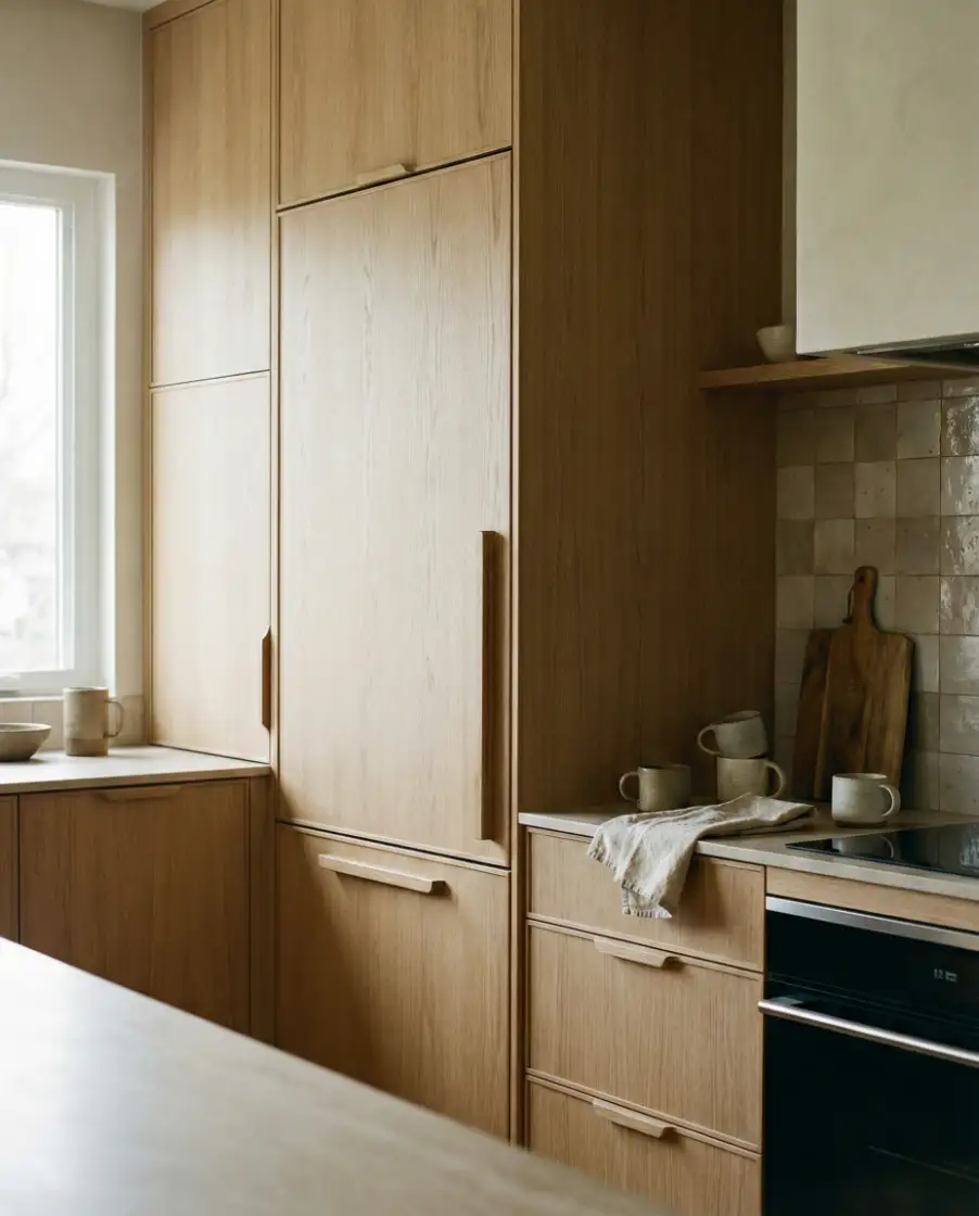 Organic Modern Kitchens with Soft Contrast 1