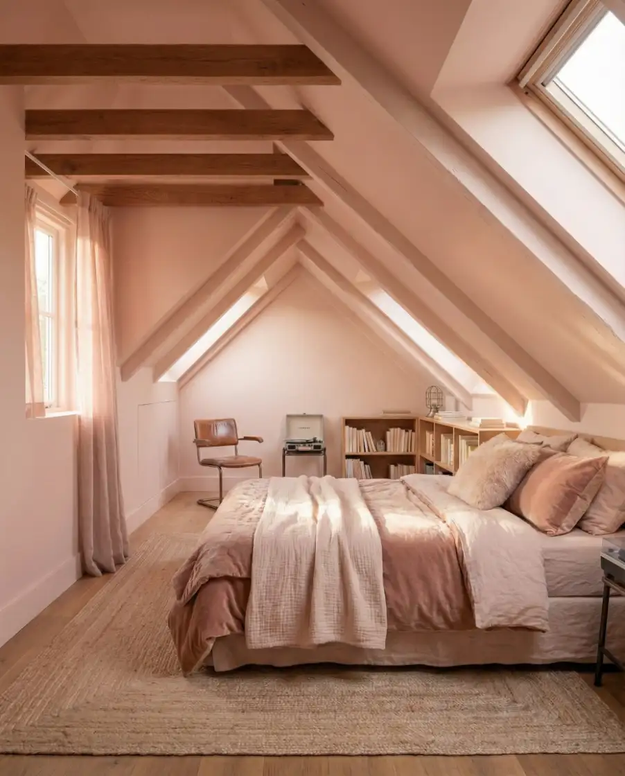 Pink Aesthetic Cozy Attic 1