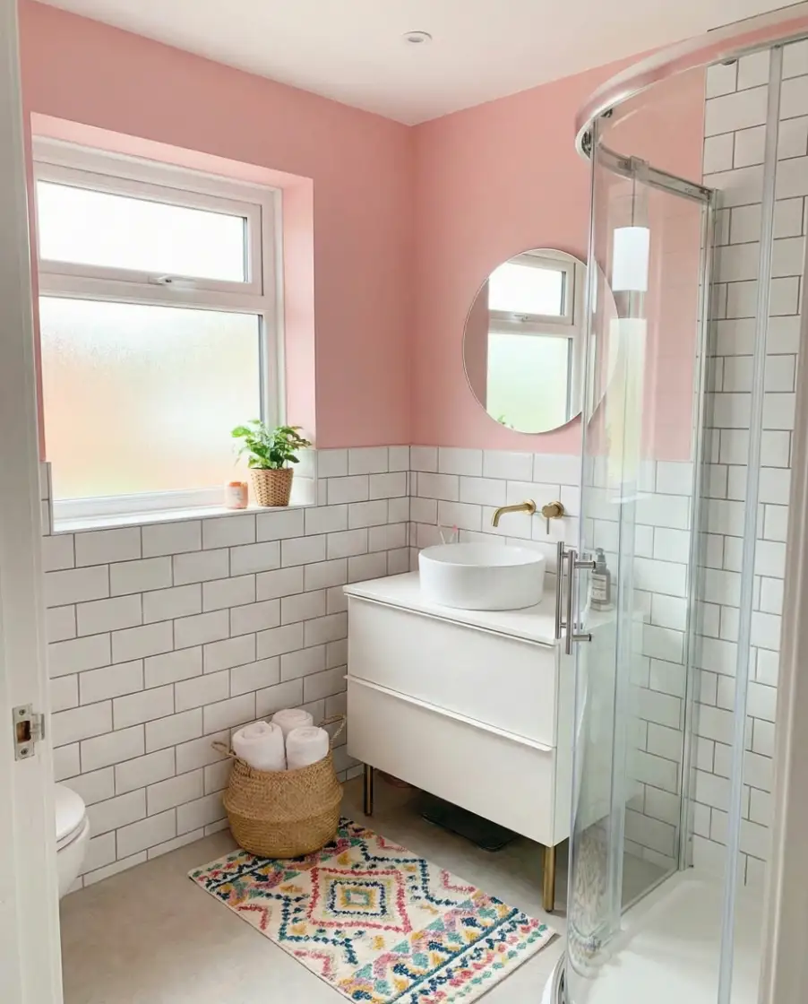 Pink and Playful Bathroom Decor 2