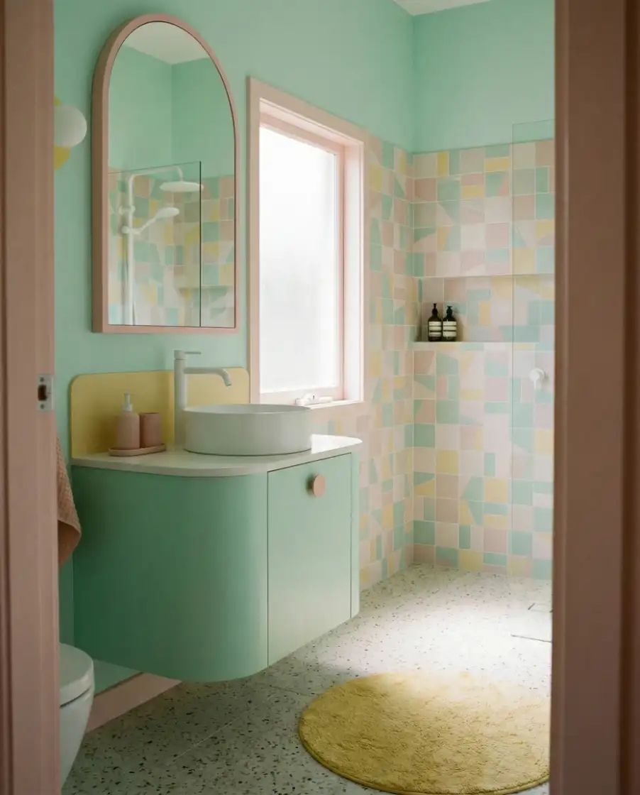 Playful Bloxburg-Inspired Bathrooms 1