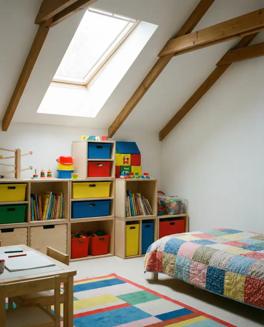 Playful Gaming-Inspired Kids Attic 2