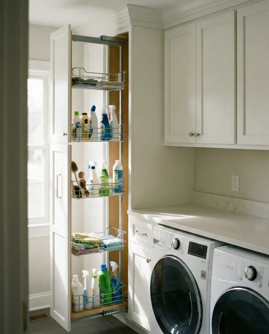 Pull-Out Cabinets That Hide the Chaos 1