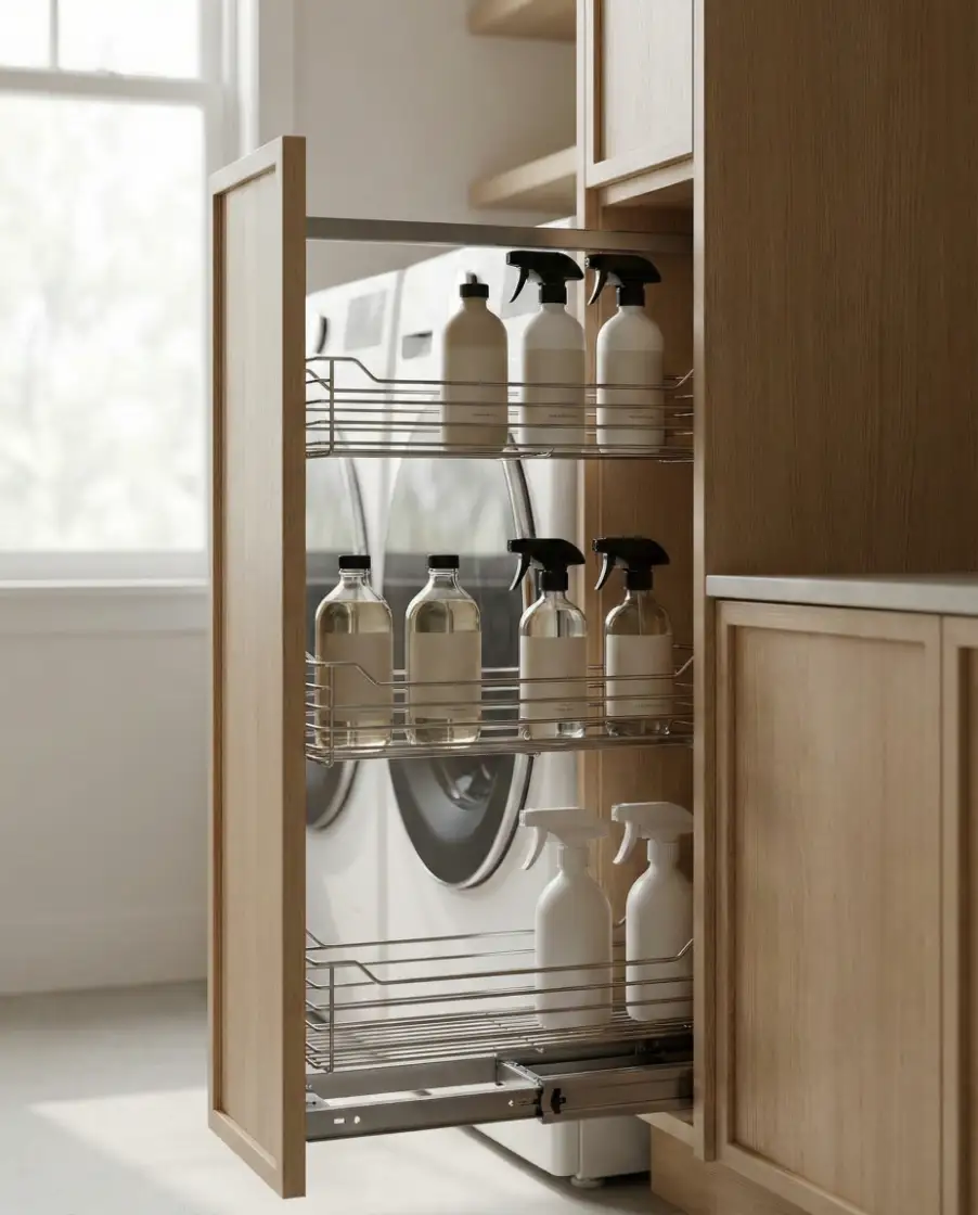 Pull-Out Cabinets That Hide the Chaos 2