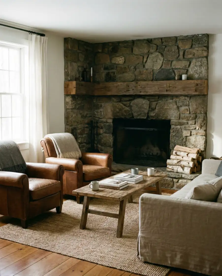 Rustic Cabin Inspired Living Room 2