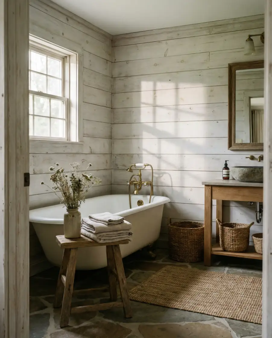 Rustic Farmhouse Bathroom Revival 2