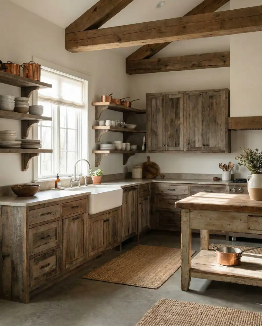 Rustic Farmhouse Kitchen with Everyday Function 1