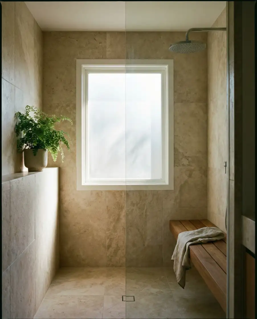 Rustic Modern Bathroom Retreat 2