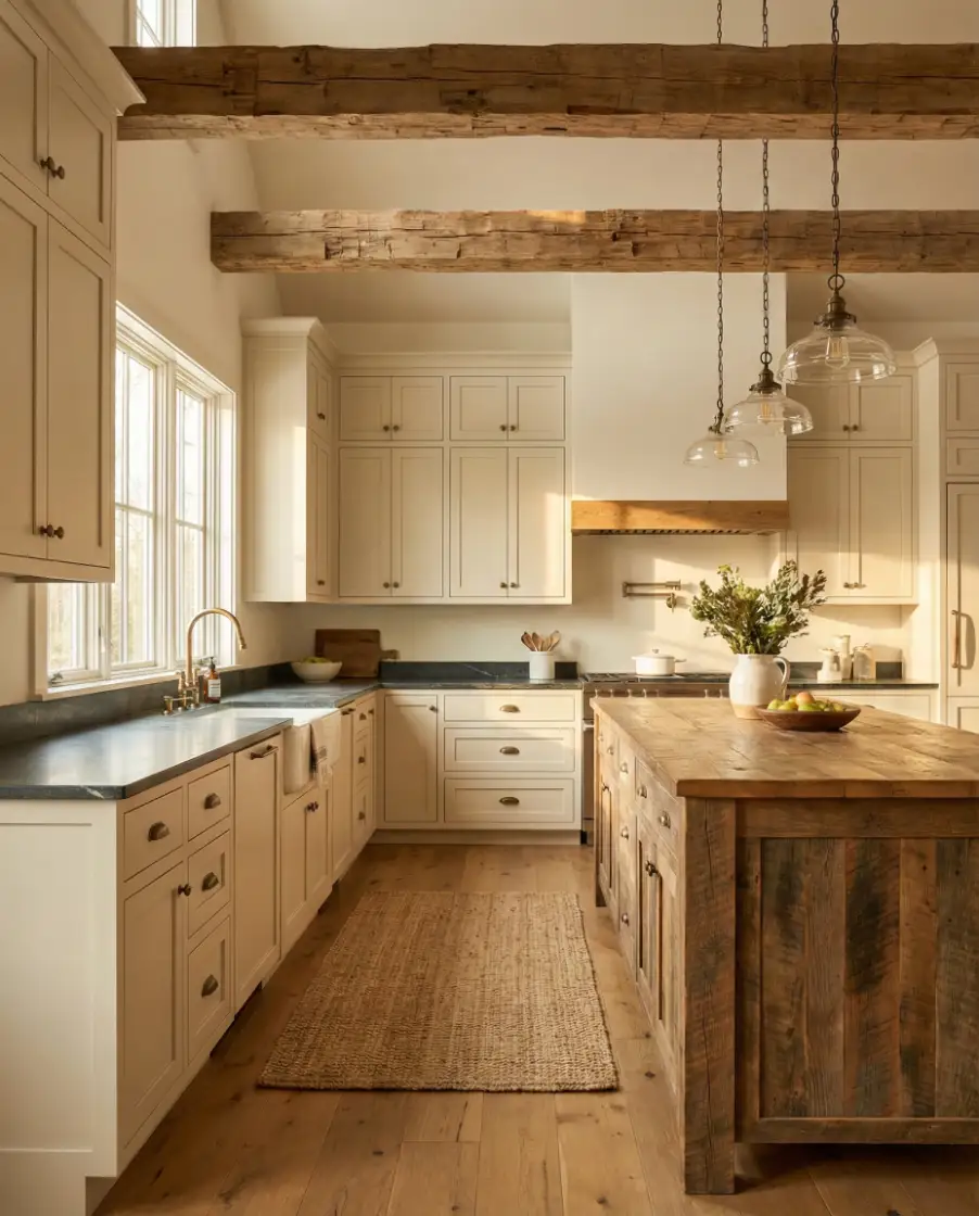 Rustic Modern Farmhouse Kitchens 1