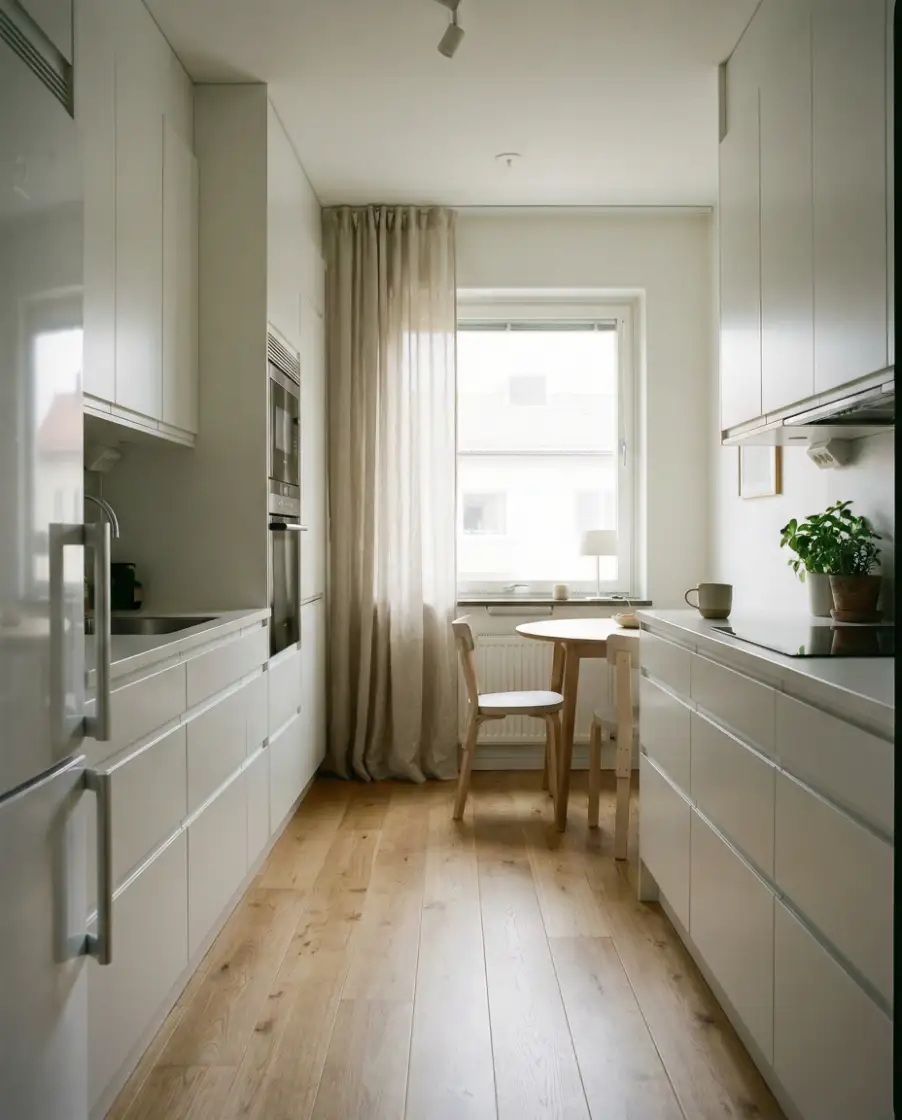 Scandinavian White Kitchens for Small Spaces 2