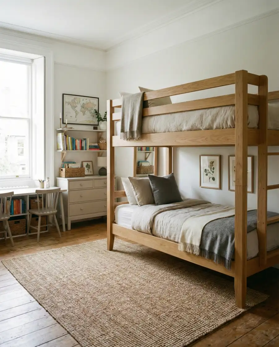 Shared Room with Bunk Beds for Growing Boys 1
