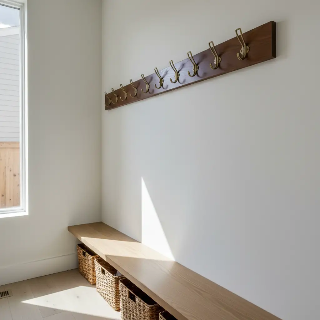 Simple Mudroom for Everyday Living 1