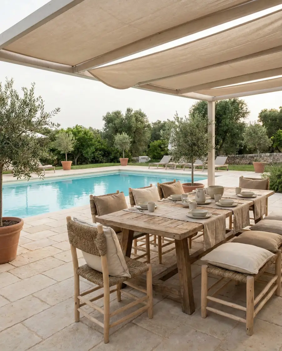 Simple Poolside Dining 2