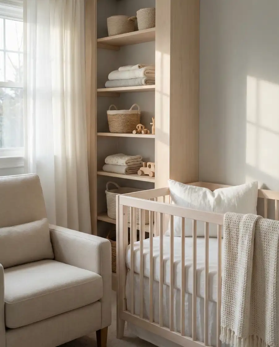 Small Room Nursery That Feels Airy 1