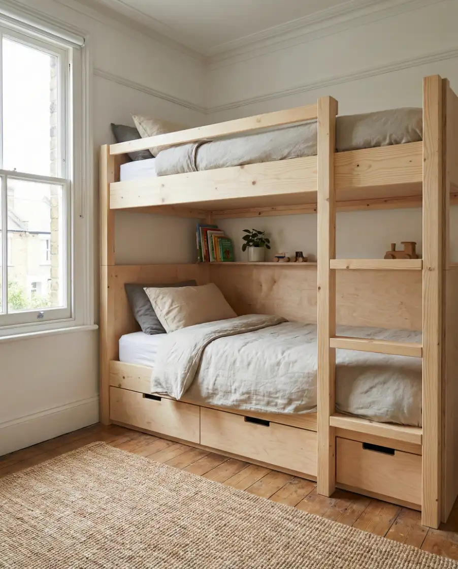 Small Space Bunk Bed Solution 1