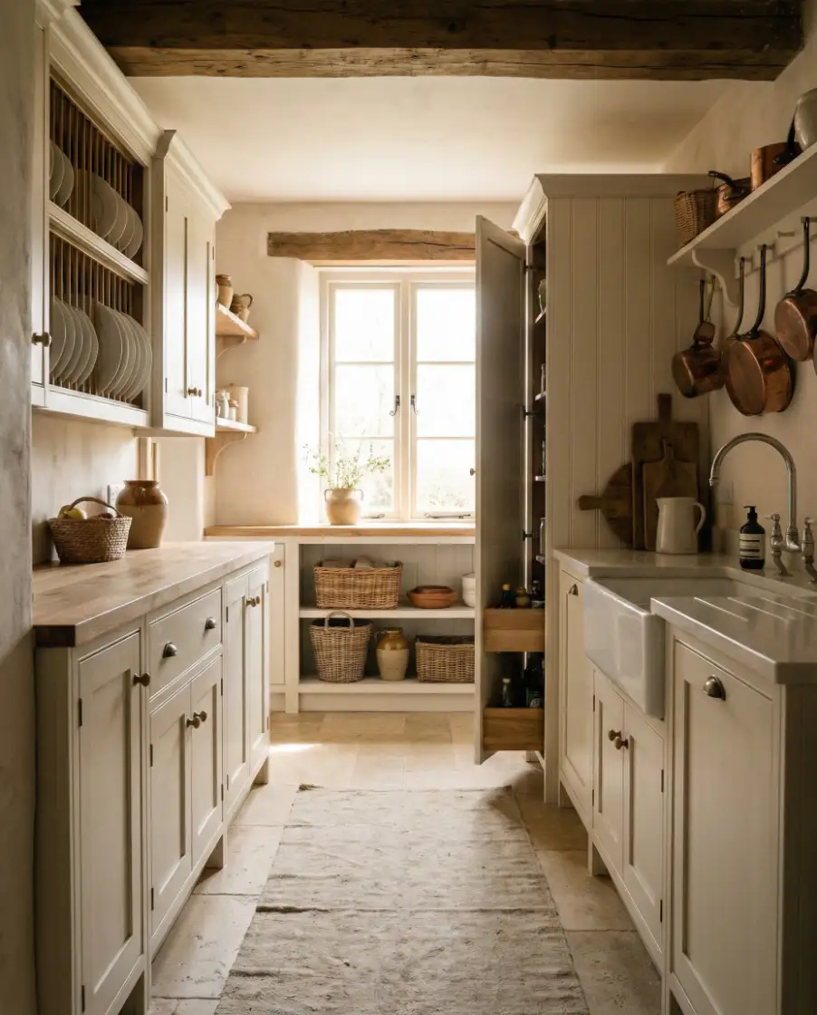 Small Space Farmhouse Kitchens 1