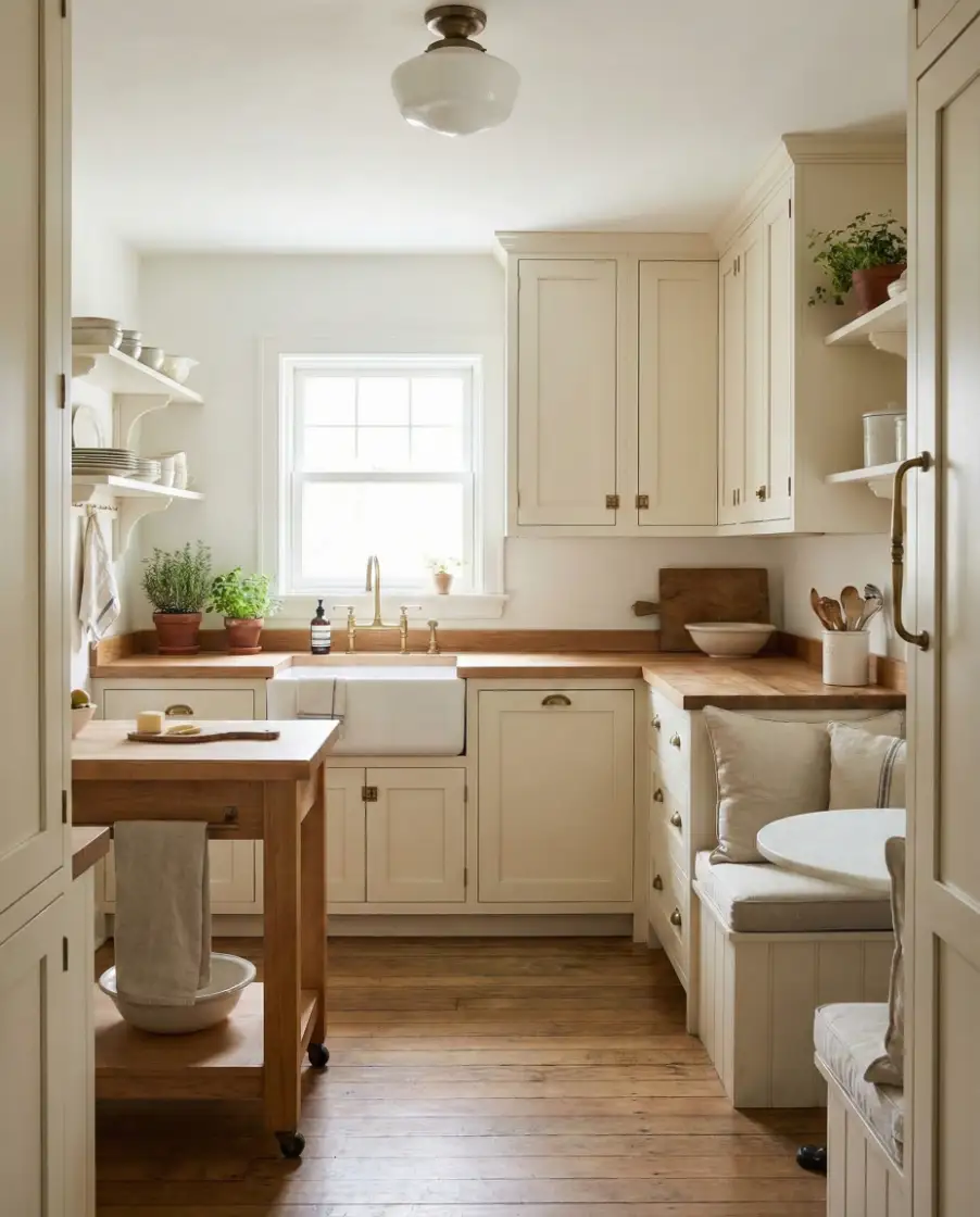 Small Space Farmhouse Kitchens 2