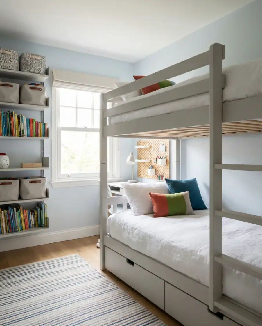Small Space Room with Bunk Beds 1
