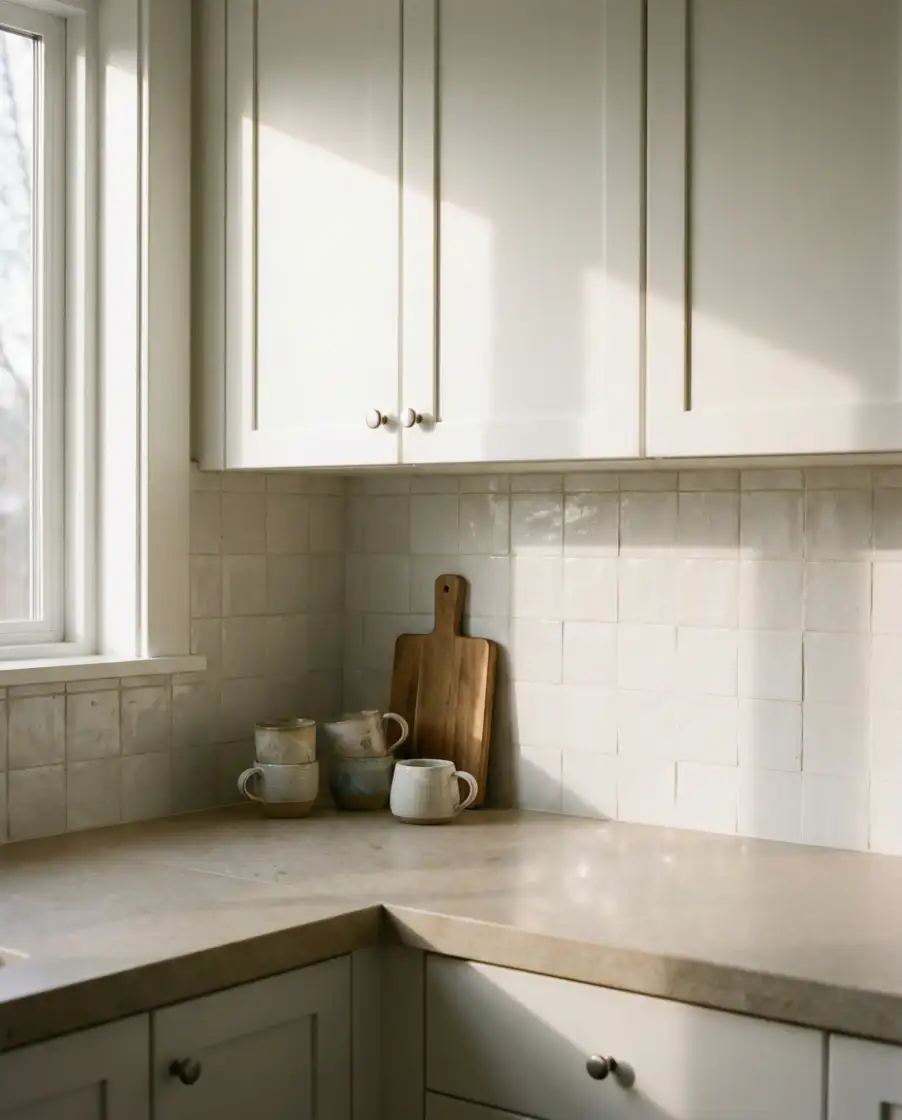 Soft White Tile with Texture 2