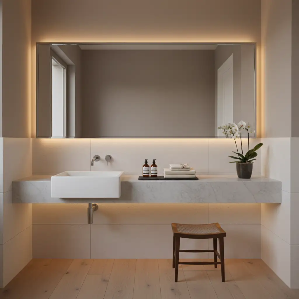 Spa-Inspired Guest Bathroom Retreat 2